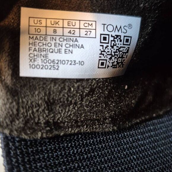 TOMS Women's Rowan Water Resistant Chelsea Boots Cream Size 10 - Picture 5 of 6